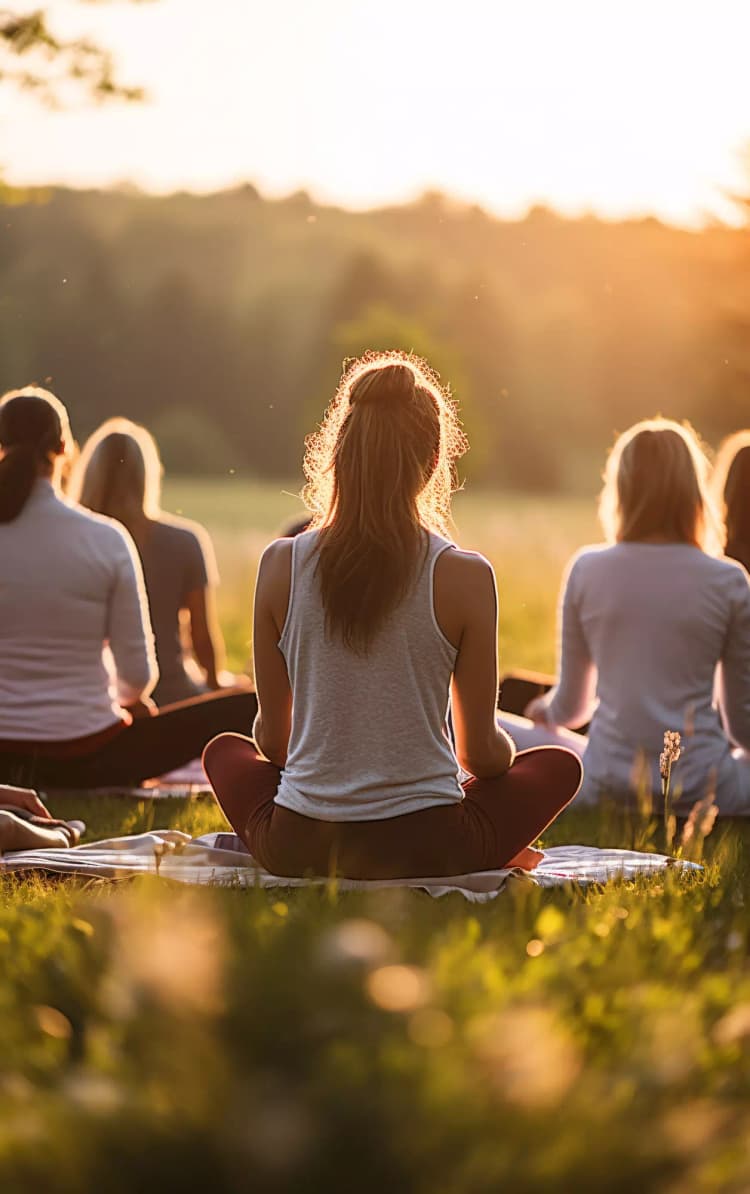 Yoga a természetben Kép